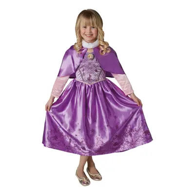 Rapunzel Vinter Barn Maskeraddräkt - Medium