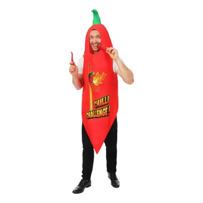 Red Chili Pepper Maskeraddräkt - One size