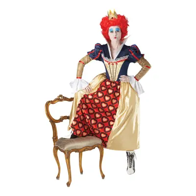 Red Queen Maskeraddräkt - Small