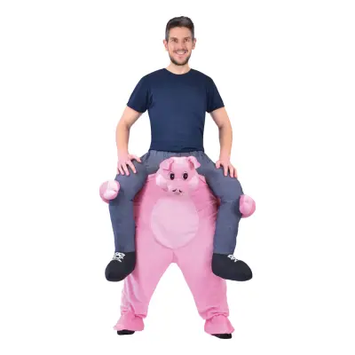 Ridande Gris Maskeraddräkt - One size