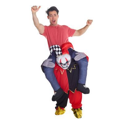 Gycklare Piggyback Maskeraddräkt - One size