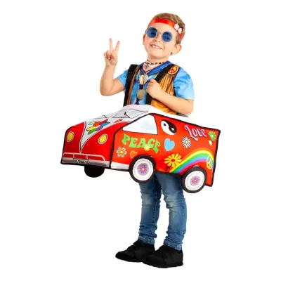 Ridande Hippiebuss Barn Maskeraddräkt - One size
