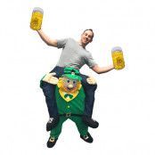 Leprechaun Piggyback Maskeraddräkt
