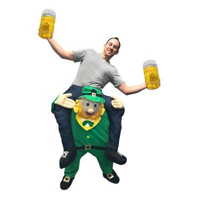 Leprechaun Piggyback Maskeraddräkt