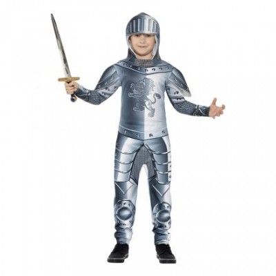Riddare med Rustning Barn Maskeraddräkt - Small