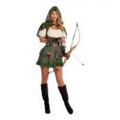 Robin Hood Dam Maskeraddräkt - Xlarge