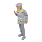 Robot Barn Maskeraddräkt - X-Small