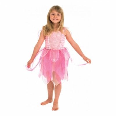 Rosa Älva Barn Maskeraddräkt