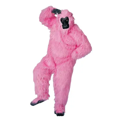 Rosa Gorilla Maskeraddräkt - One size