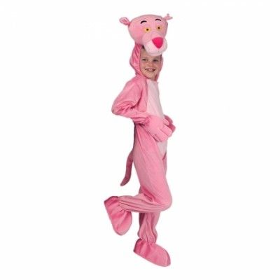 Rosa Pantern Barn Maskeraddräkt