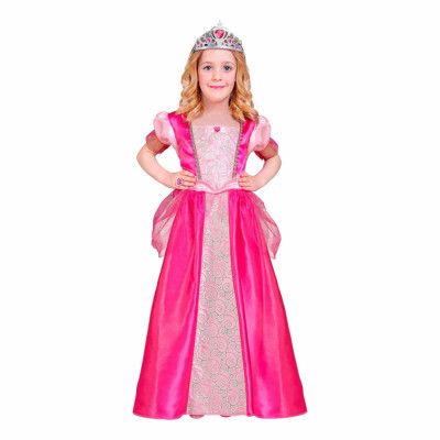 Rosa Prinsessa Barn Maskeraddräkt - Medium
