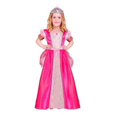 Rosa Prinsessa Barn Maskeraddräkt - Small