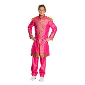 Rosa Sergeant Pop Maskeraddräkt - XX-Large