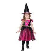 Sanna och Regnbågslandet Häxa Barn Maskeraddräkt - X-Small