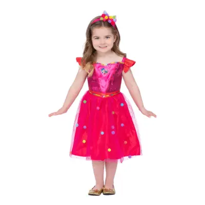 Sanna och Regnbågslandet Pom Pom Barn Maskeraddräkt - X-Small