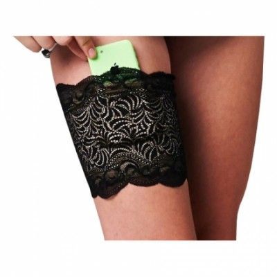 Sassy Stash Strumpeband - Svart