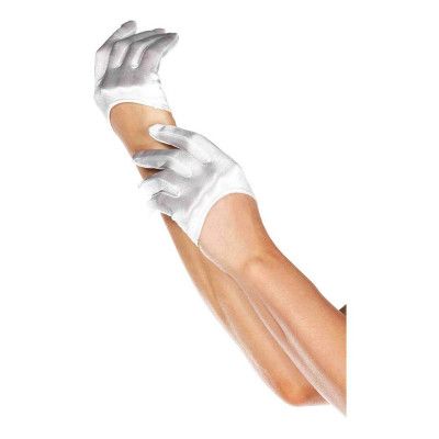 Satinhandskar Mini Deluxe - Vit