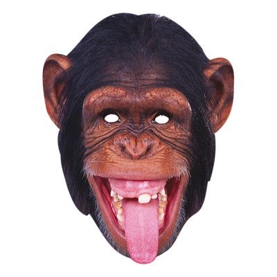 Schimpans Pappmask