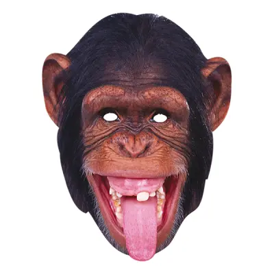 Schimpans Pappmask