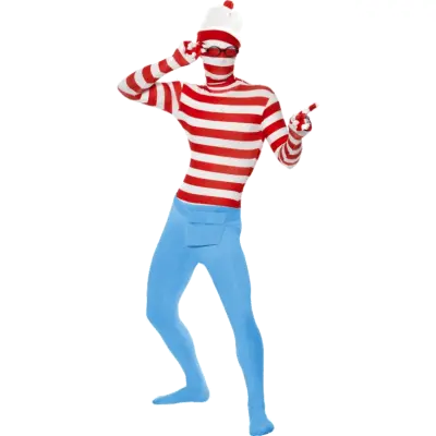 Second Skin Where's Wally? Maskeraddräkt L