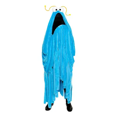 Sesame Street Yip Yip Martian Blå Alien Maskeraddräkt - One size