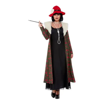 20-tals Gangster Dam Maskeraddräkt - Medium