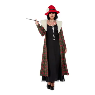 20-tals Gangster Dam Maskeraddräkt - Small