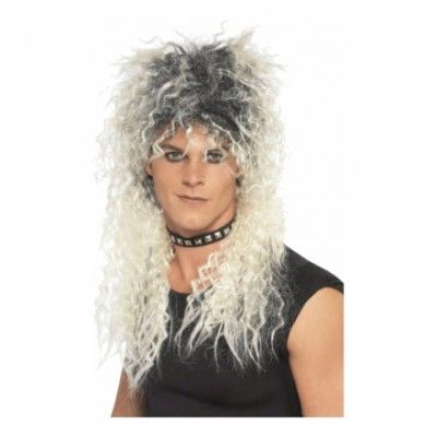 80-tals Hårdrockare Blond Peruk - One size