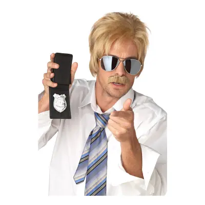 Ace Blond Detektiv Peruk - One size