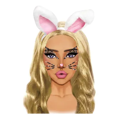 Ansiktssmycken Rabbit - One size