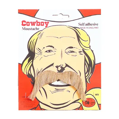 Blond Cowboy Mustasch