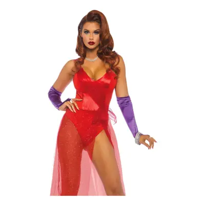 Bombshell Babe Dam Deluxe Maskeraddräkt - Large