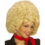 Dolly Parton - Blond Peruk med Lockar