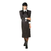 Familjen Addams Wednesday Klänning Maskeraddräkt - Medium