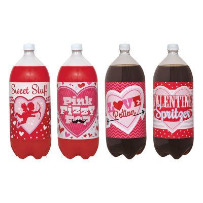 Flasketiketter Alla Hjärtans Dag