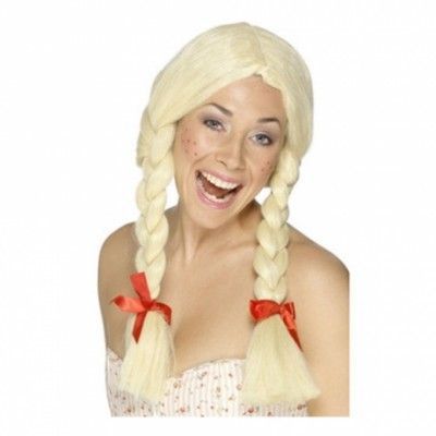 Holländsk Flicka Peruk - One size