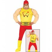 Hulk Hogan-inspirerad Maskeraddräkt