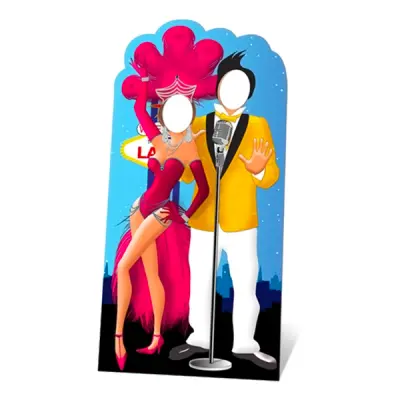 Las Vegas Par Stand-In Kartongfigur
