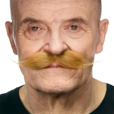 Mustasch Show Blond