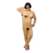 Naken Kvinna Maskeraddräkt - Small/Medium