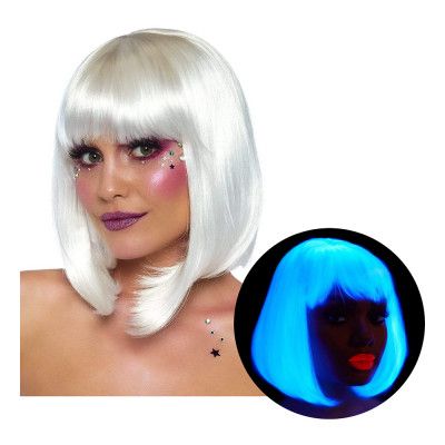 Neon Vit Page Deluxe Peruk - One size