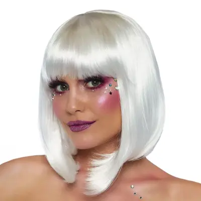 Neon Vit Page Deluxe Peruk - One size