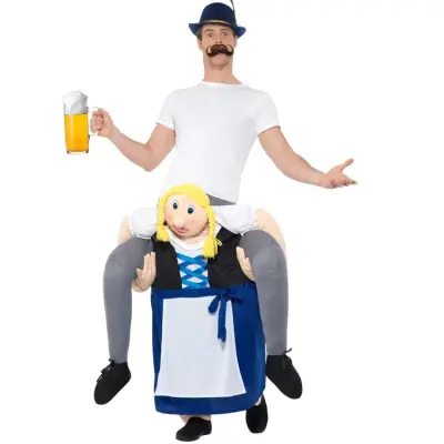 Piggyback Oktoberfest Maskeraddräkt - Onesize