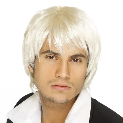 Pojkband Blond Peruk - One size