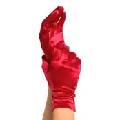 Satinhandskar Röd Deluxe - One size