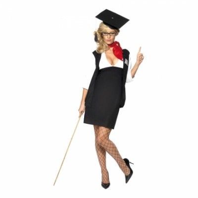 Sexig Skolfröken Maskeraddräkt