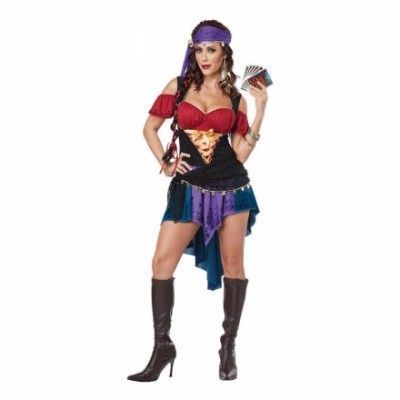 Sexig Spåkvinna Maskeraddräkt