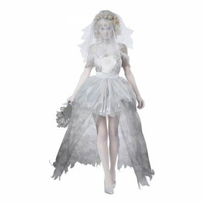 Sexig Spökbrud Maskeraddräkt