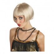 Flirtig Flapper Blond Peruk  - One size