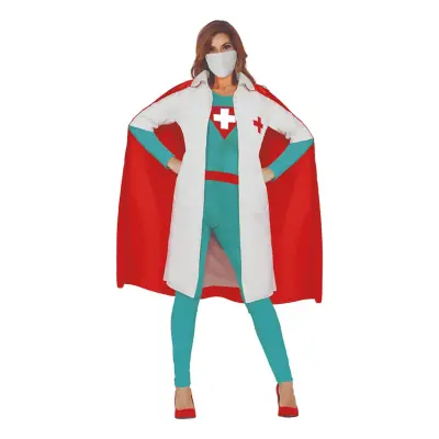 Superdoktor Kvinna Maskeraddräkt - Large